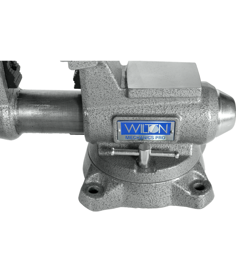845M, Mechanics Pro 4-1/2" Jaw Width, Round Channel Vise with Swivel Base