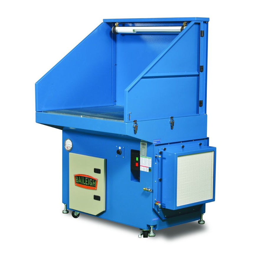 DDTM-4840-HD;  48" x 40" Heavy Duty Metal Downdraft Table , Air Pulse Clean w/ HEPA Fitler 2HP, 230V 3 Phase