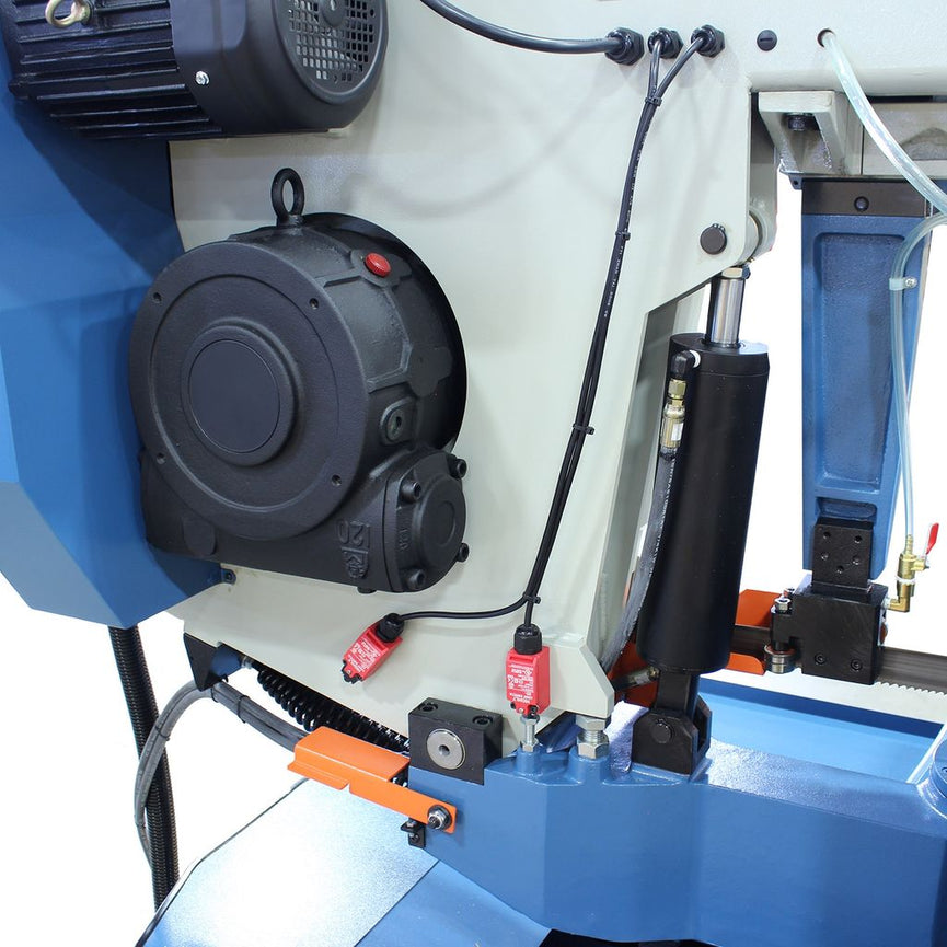 BS-24SA-DM; 18" Variable Speed Semi-Auto Dual Mitering Bandsaw  5HP, 220V 3Phase
