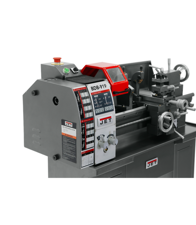 BDB-919 Belt Drive Bench Lathe  3/4HP, 115V, Single Phase with Stand