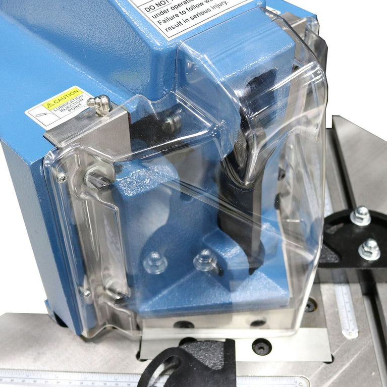 SN-F11-AN; 11 Gauge Mild Steel Air Operated, Fixed Angle Sheet Metal Notcher, 5" Blade Length