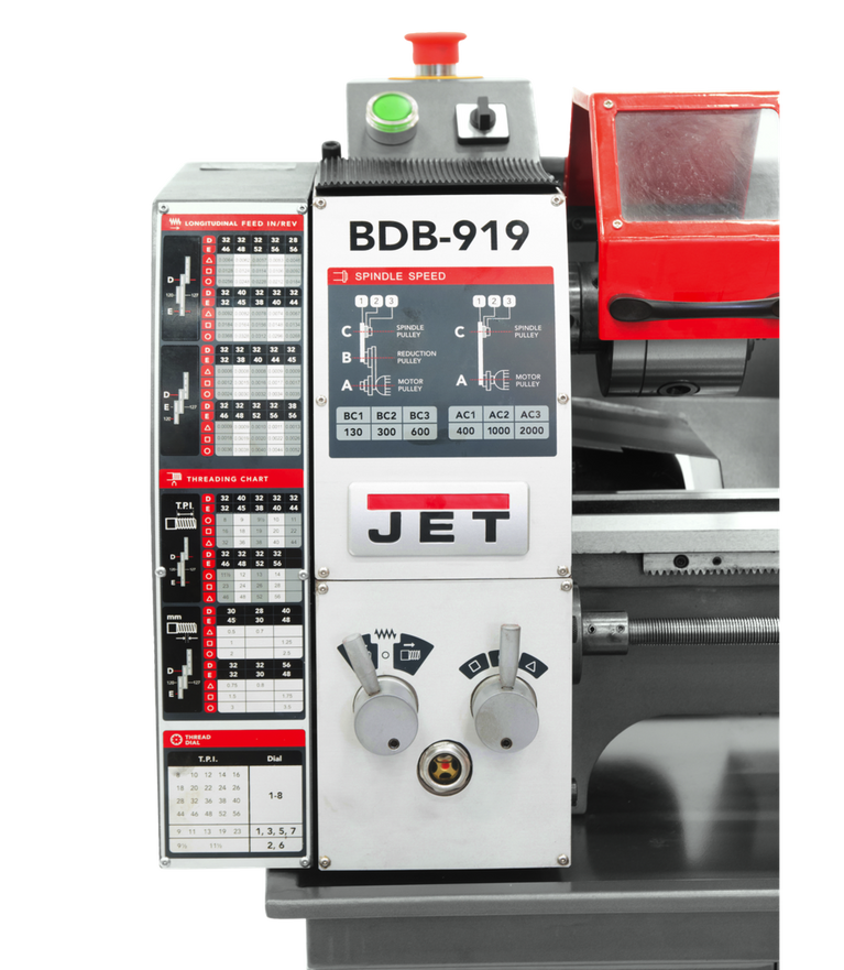 BDB-919 Belt Drive Bench Lathe  3/4HP, 115V, Single Phase