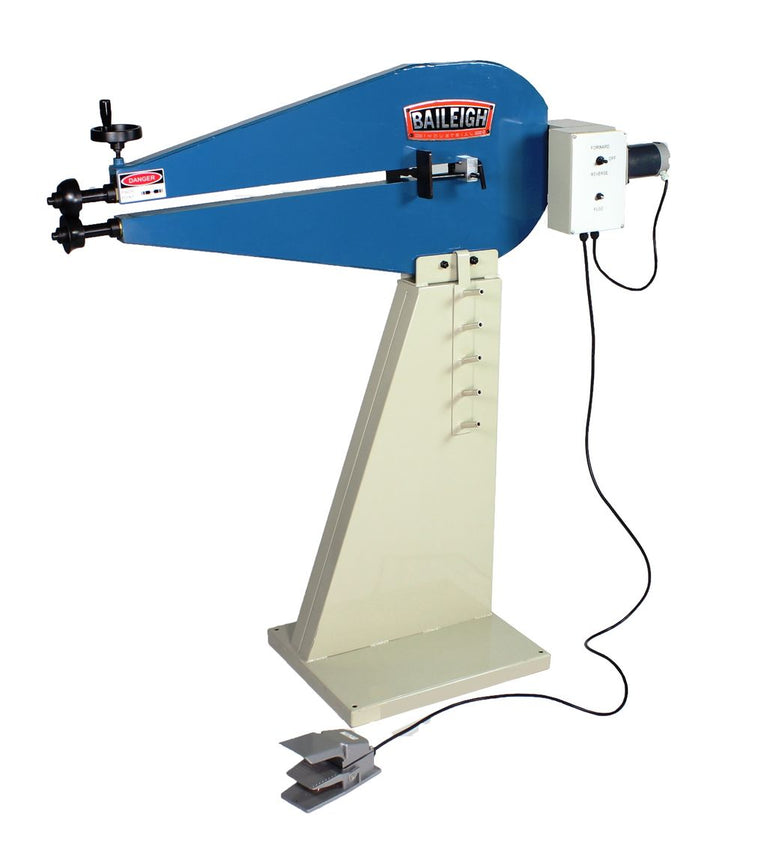 BR-18E-36; 110V 36" Throat Depth Bead Roller for 16 Gauge Mild Steel