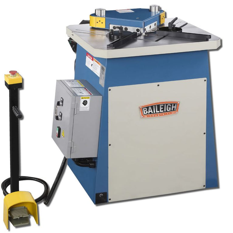SN-F09-MS; 220V 60 Hz 3Phase 9 Gauge Hydraulic Fixed Angle Sheet Metal Notcher