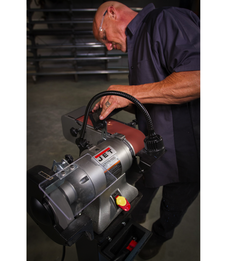 IBGB-248 Combination 8" Industrial Grinder with 2"x48" Belt Sander
