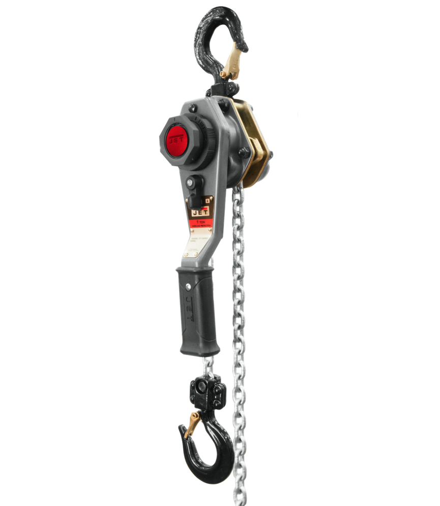 JLH-100WO-15, JLH Series 1 Ton Lever Hoist, 15' Lift with Overload Protection