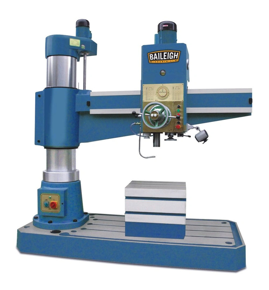 RD-1600H; 5' Hydraulic Radial Drill,  MT5 Spindle, Includes Quick and Tappinig Chuck  5-1/4HP, 220V 3Phase
