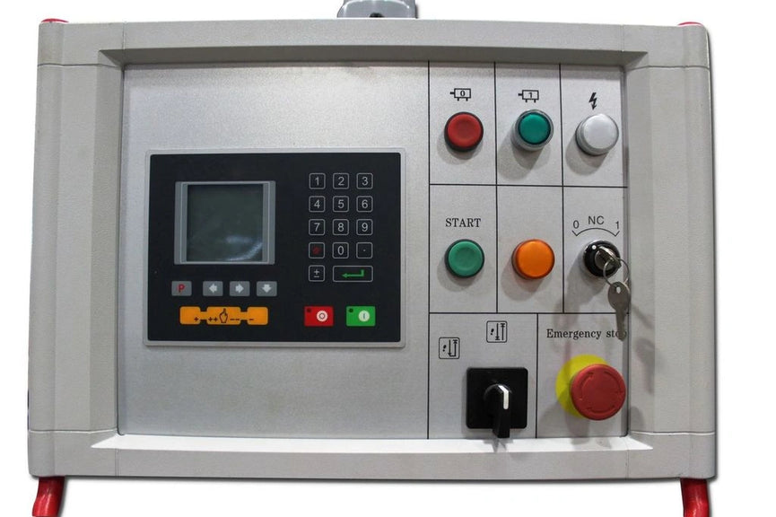 BP-14010CNC; 220V 3Phase 140 Ton 120" 2 Axis Programmable Hydraulic Press Brake. Distance Between Housings is 100"