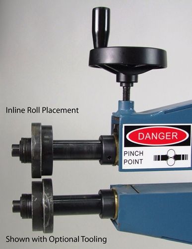 BR-18E-36; 110V 36" Throat Depth Bead Roller for 16 Gauge Mild Steel