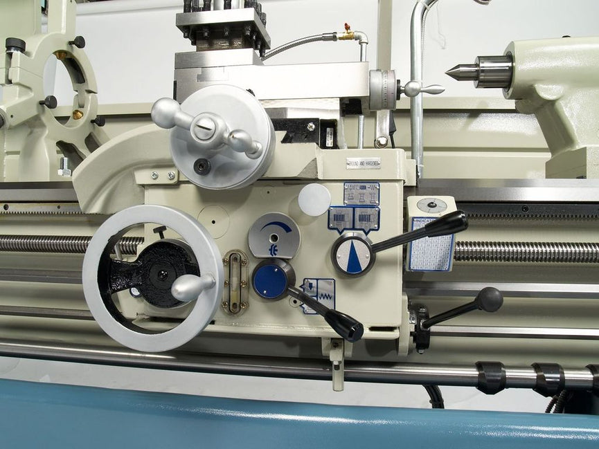 PL-1860;   18" x 60" Precision Geared Head Lathe with Mitutoyo DRO  7-1/2 HP,  220V 3Phase