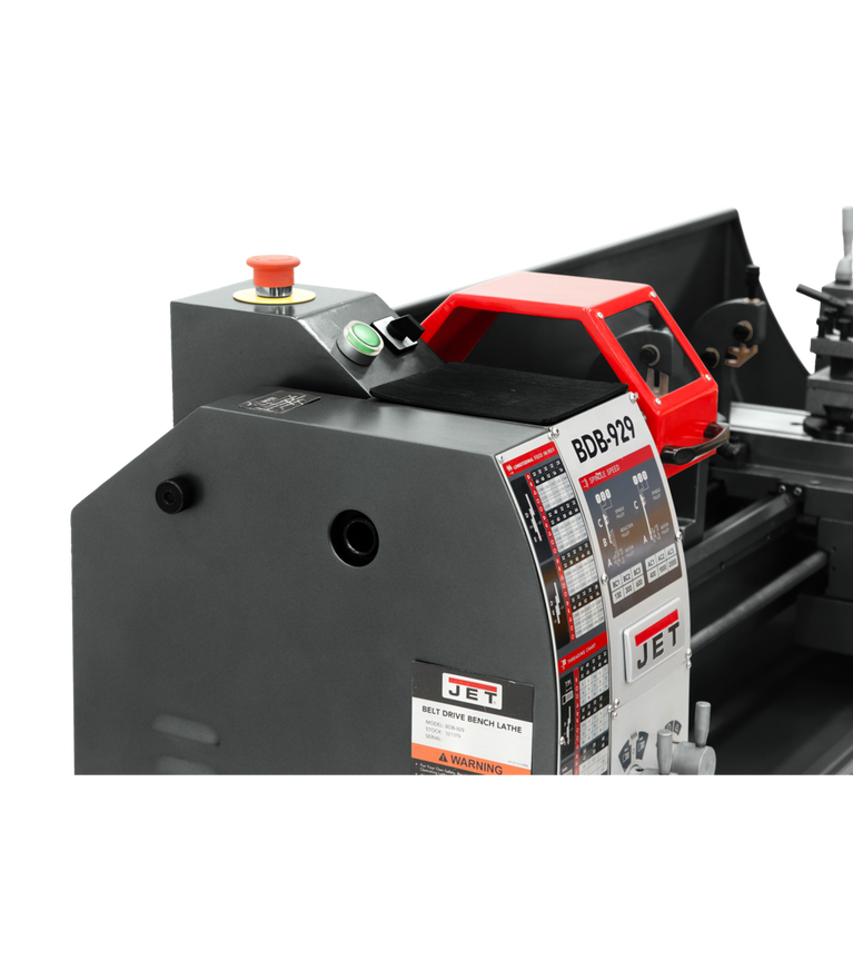 BDB-929 Belt Drive Bench Lathe  3/4HP, 115V, Single Phase with Stand