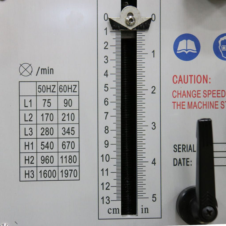 VMD-828G;  Round Column Geared Head Mill and Drill, Includes Stand,  2HP, 110V, Single Phase