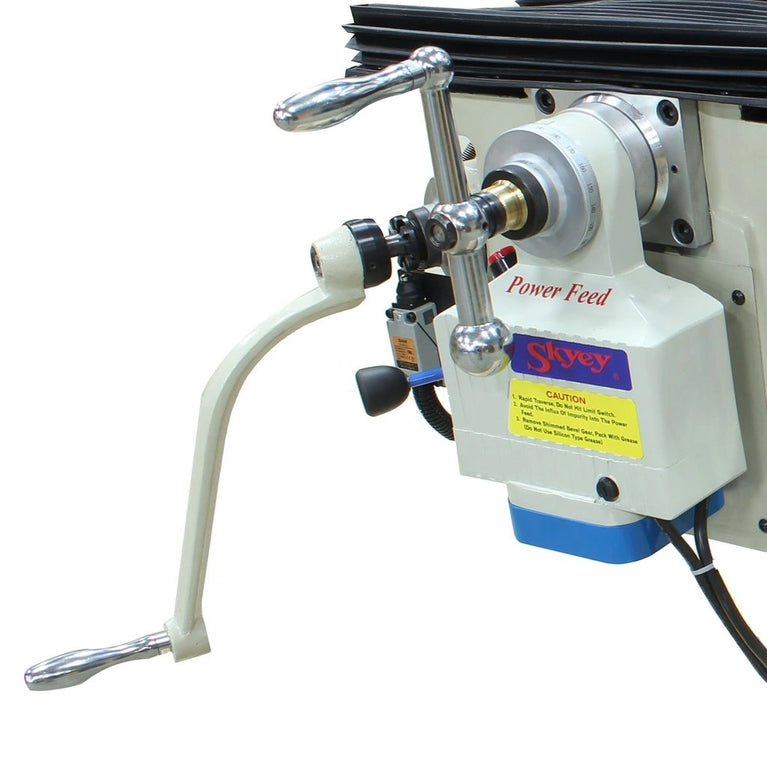 VM-1054E-VS;  10" x 54"  Variable Speed Mill, NT40 Spindle, X,Y & Z  Power Feeds, DRO 220V 3Phase