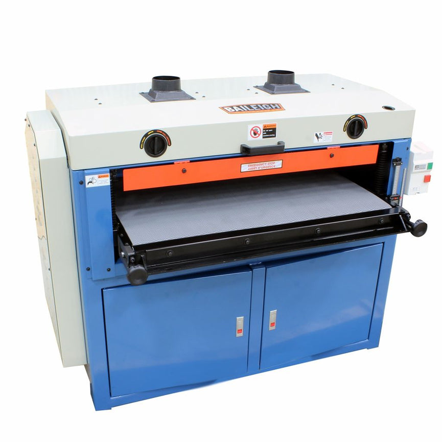 SD-376; 220V Single Phase 7.5HP 37" x 6" Dual Drum Sander with 2 Speed Conveyor