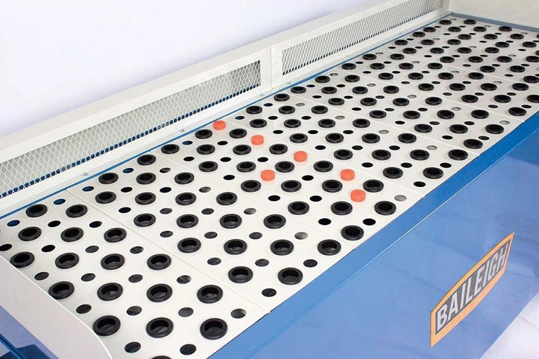 DDT-5921; 1/2HP 110V 59"x21" Split Sided Down Draft Table for Wood, 1790CFM per side, Includes 5 Micron Filter