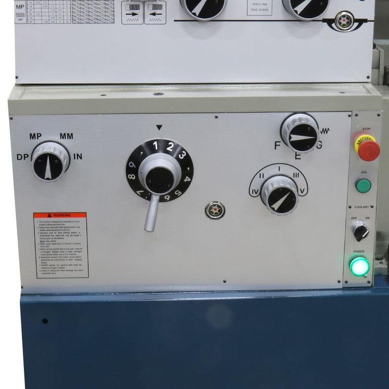 PL-1860E-1.0; 18" x 60" Geared Head Lathe with DRO  7-1/2HP, 220V 3Phase