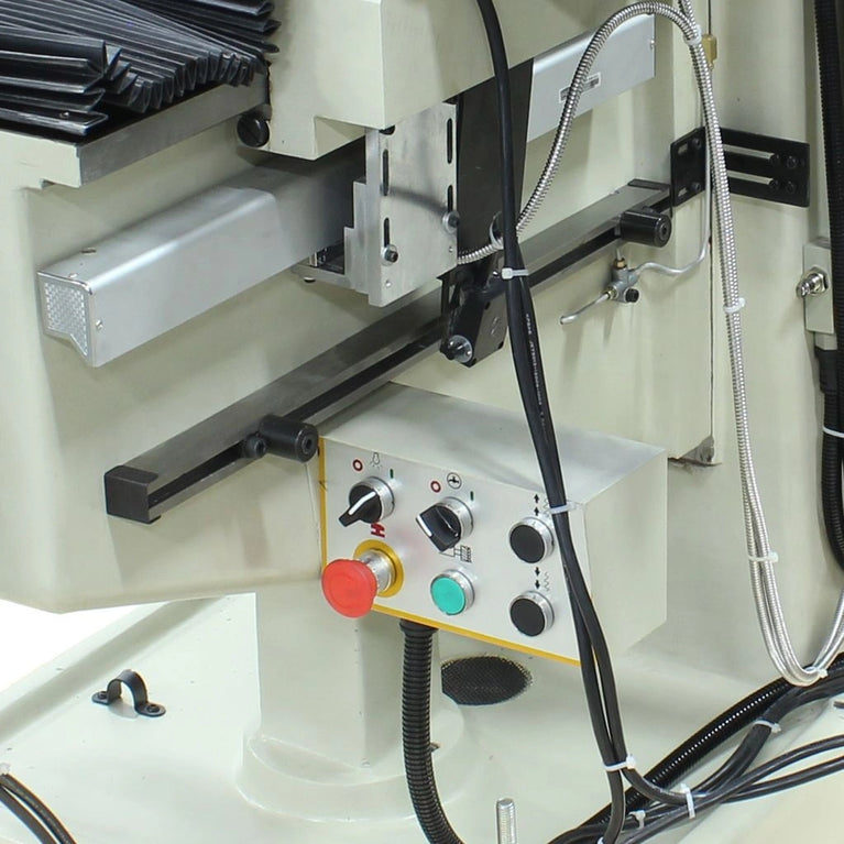 VM-1054E-VS;  10" x 54"  Variable Speed Mill, NT40 Spindle, X,Y & Z  Power Feeds, DRO 220V 3Phase