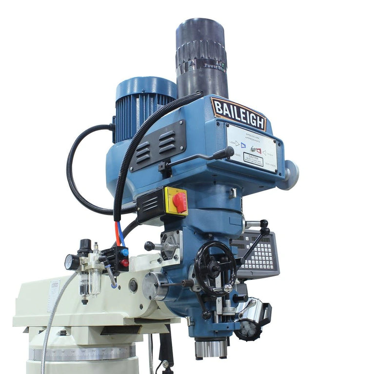 VM-1054E-VS;  10" x 54"  Variable Speed Mill, NT40 Spindle, X,Y & Z  Power Feeds, DRO 220V 3Phase