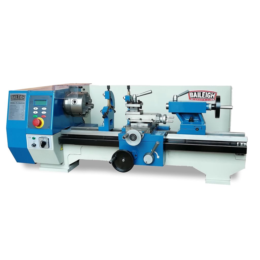PL-1022VS-V2; 110V Variable Speed Bench Top Lathe, 10