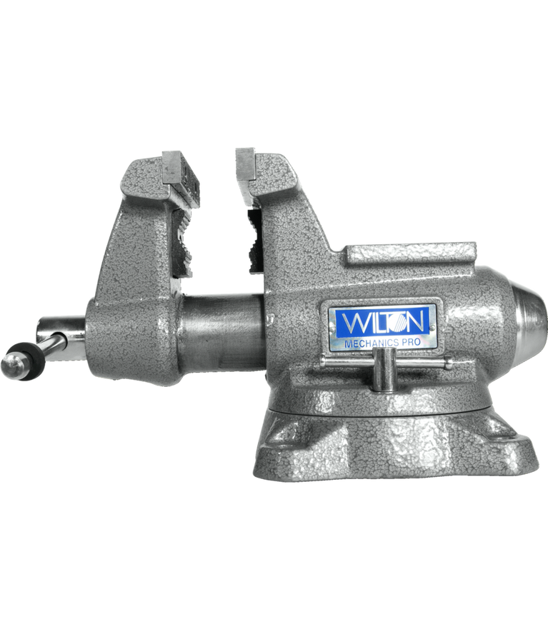 845M, Mechanics Pro 4-1/2" Jaw Width, Round Channel Vise with Swivel Base