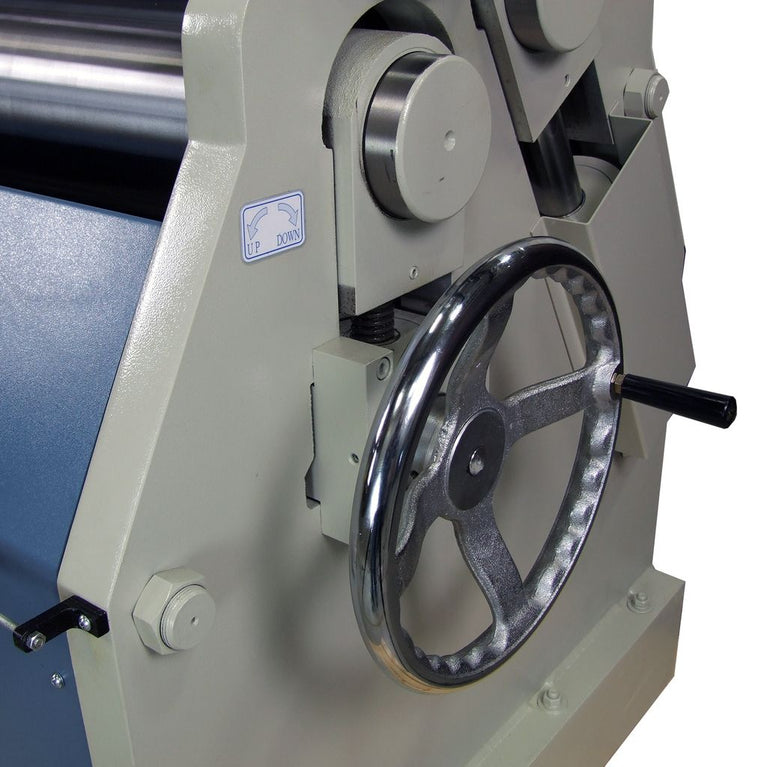 PR-409; 220V 3Phase Hydraulic Plate Roll. 4' Length 9 Gauge Mild Steel Capacity